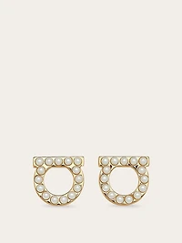 Gancini pearls earrings