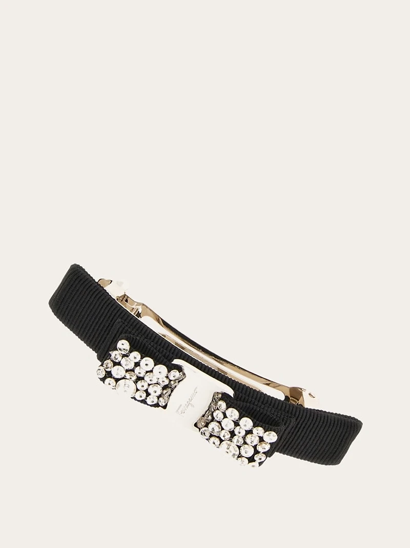 Vara bow crystal hairclip