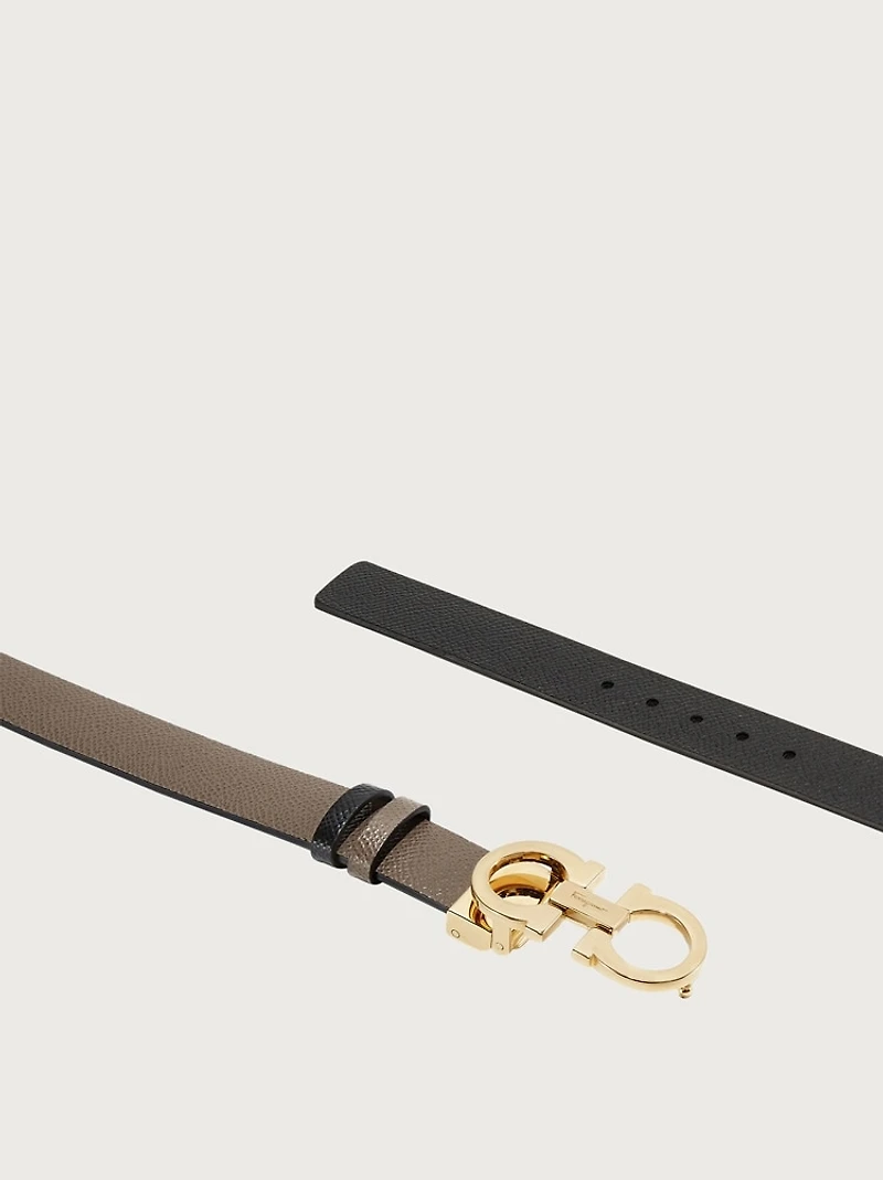Reversible and adjustable Gancini belt