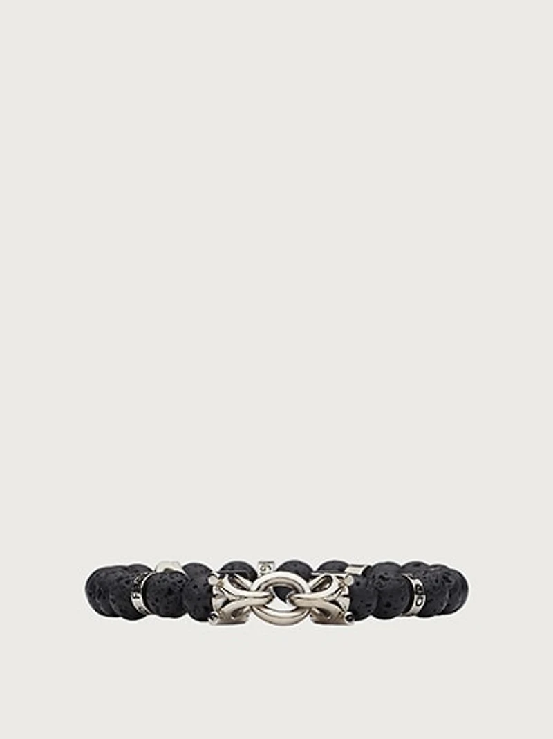 Elasticated bracelet with Gancini
