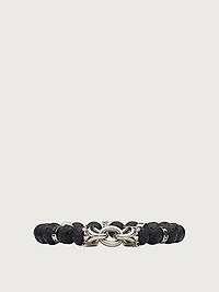 Elasticated bracelet with Gancini