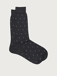 Medium Gancini jacquard sock