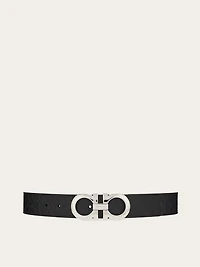 Reversible and adjustable Gancini belt