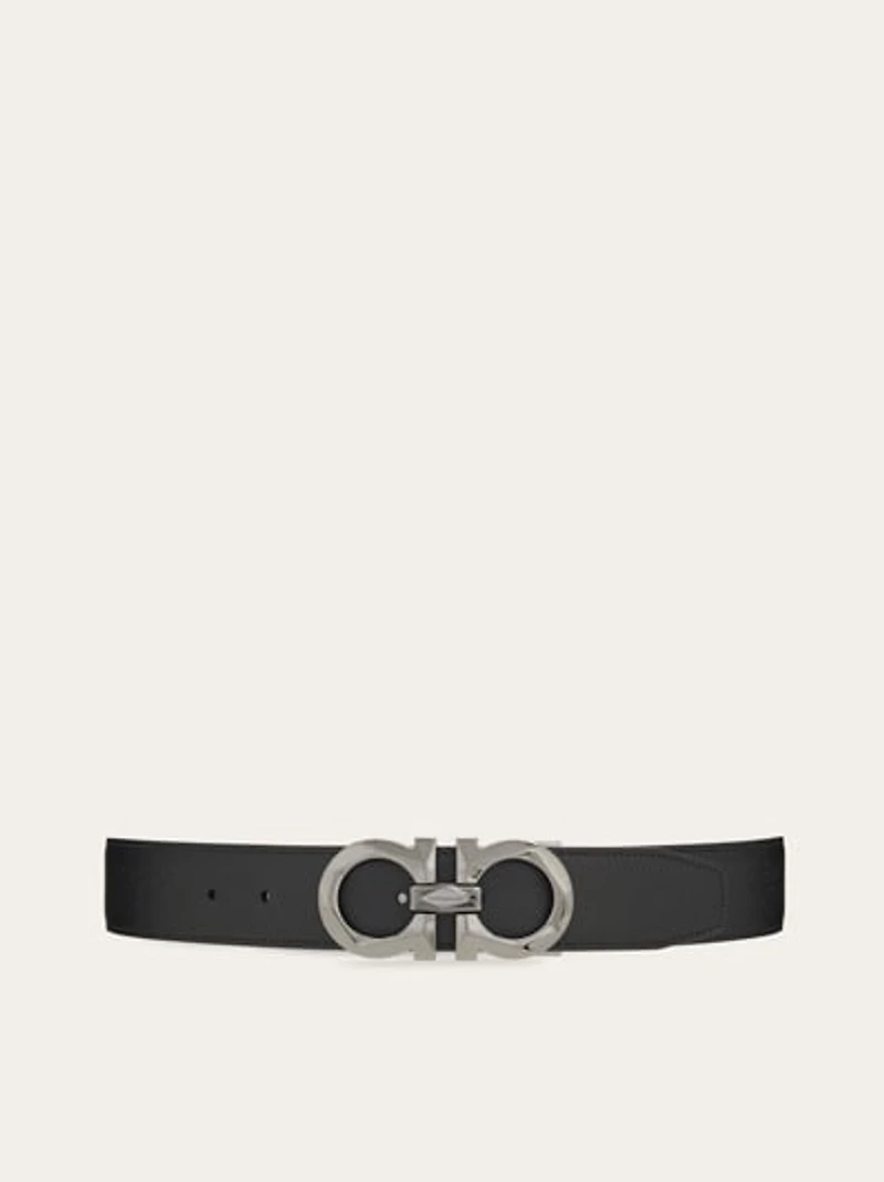Reversible and adjustable Gancini belt