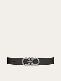 Reversible and adjustable Gancini belt