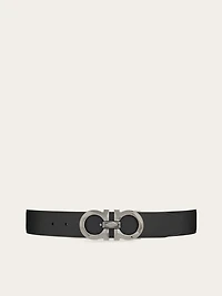 Reversible and adjustable Gancini belt
