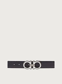 Reversible and adjustable Gancini belt