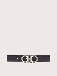 Reversible and adjustable Gancini belt