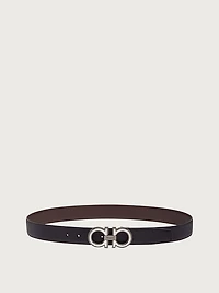 Reversible and adjustable Gancini belt