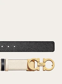 Reversible and adjustable Gancini belt