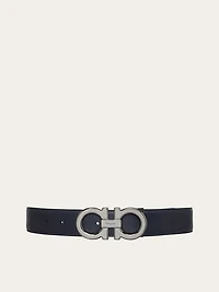 Reversible and adjustable Gancini belt