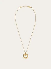 Gancini pendant necklace