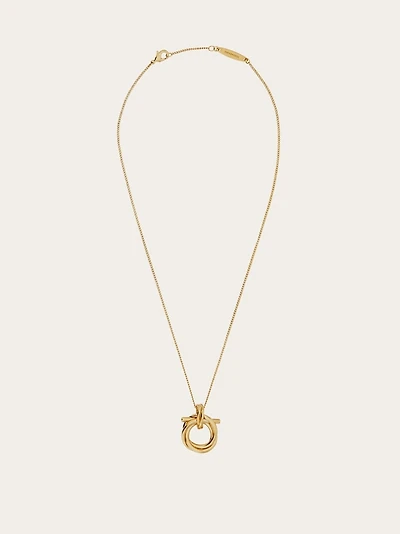 Gancini pendant necklace