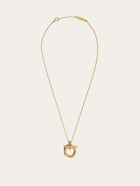 Gancini pendant necklace