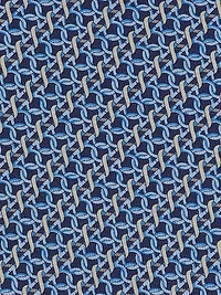 Gancini print silk tie