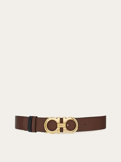 Reversible and adjustable Gancini belt