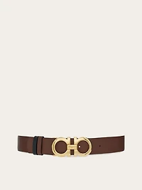 Reversible and adjustable Gancini belt