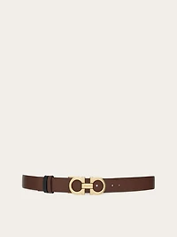 Reversible and adjustable Gancini belt