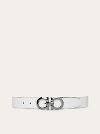 Reversible and adjustable Gancini belt