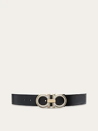 Reversible and adjustable Gancini belt