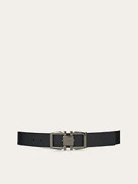 Reversible and adjustable Gancini belt