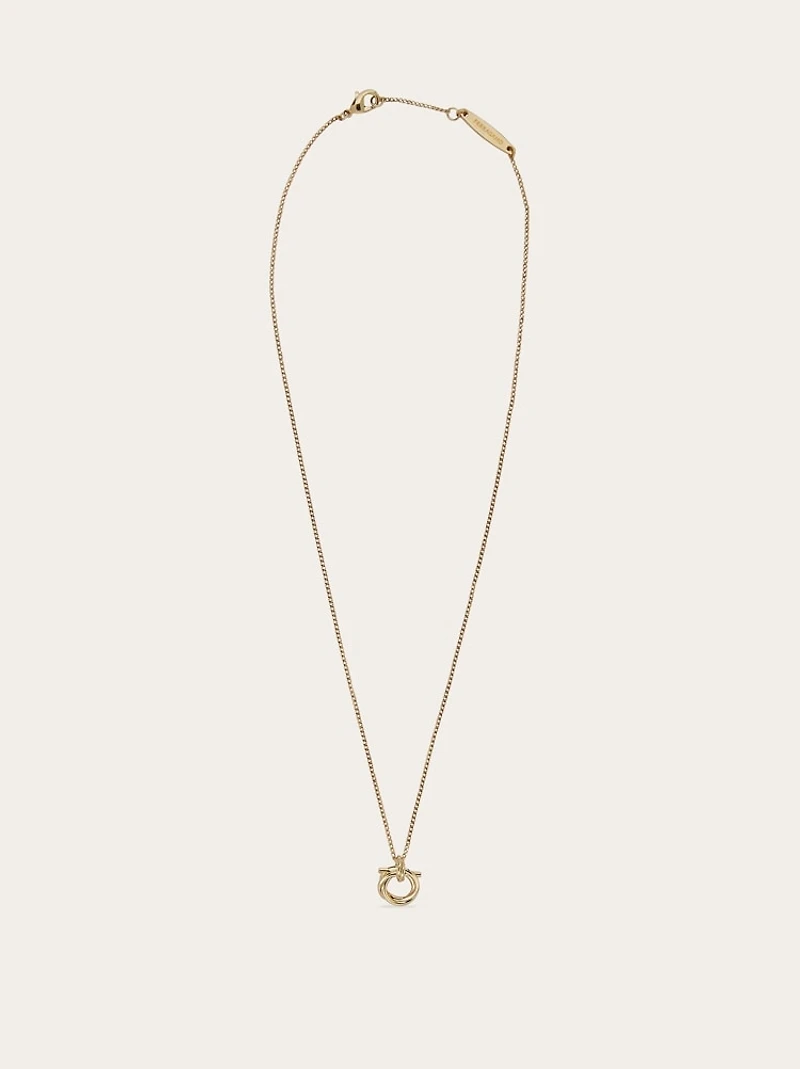 Gancini pendant necklace