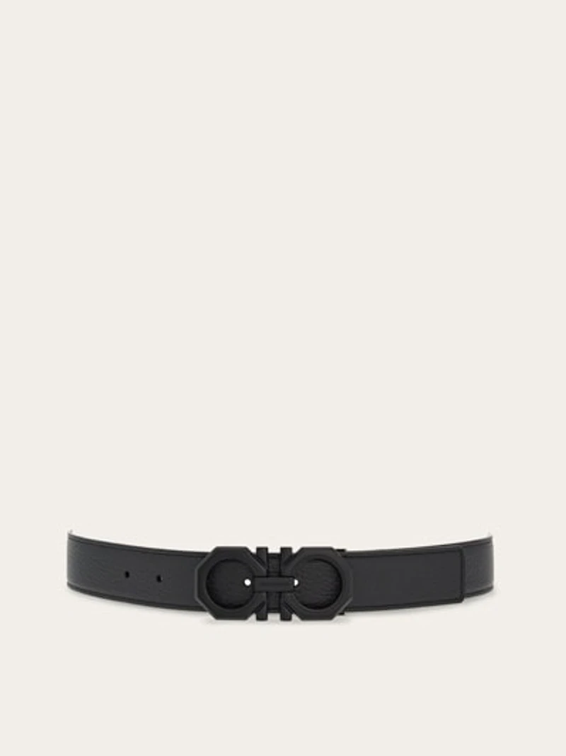 Reversible and adjustable Gancini belt