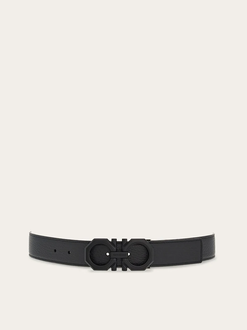 Reversible and adjustable Gancini belt
