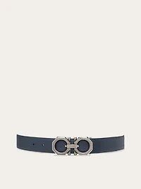 Reversible and adjustable Gancini belt
