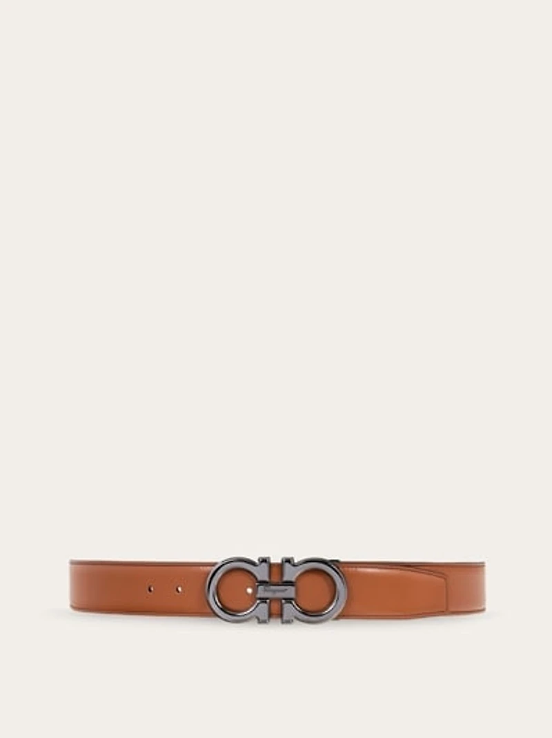Reversible and adjustable Gancini belt