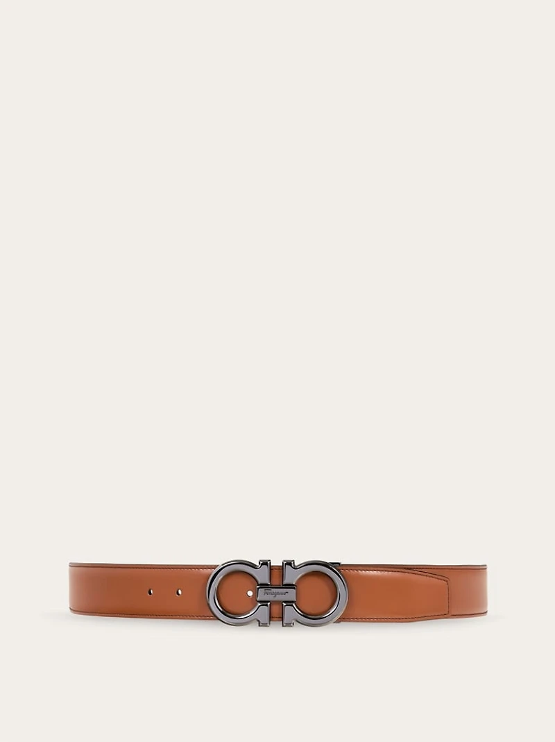 Reversible and adjustable Gancini belt