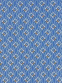 Tetris print silk tie