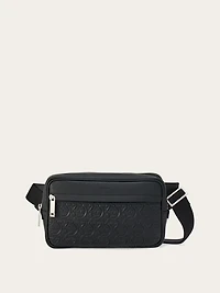 Embossed Gancini belt bag