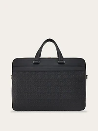 Embossed Gancini briefcase