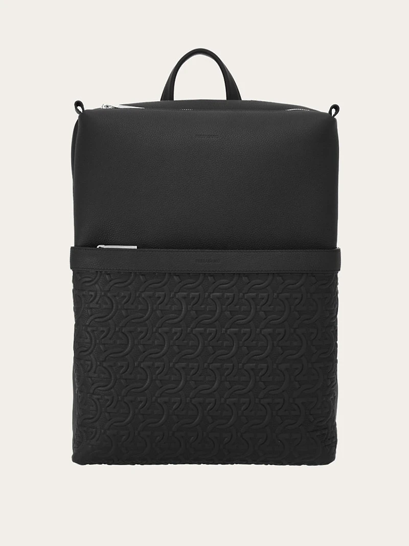Embossed Gancini backpack