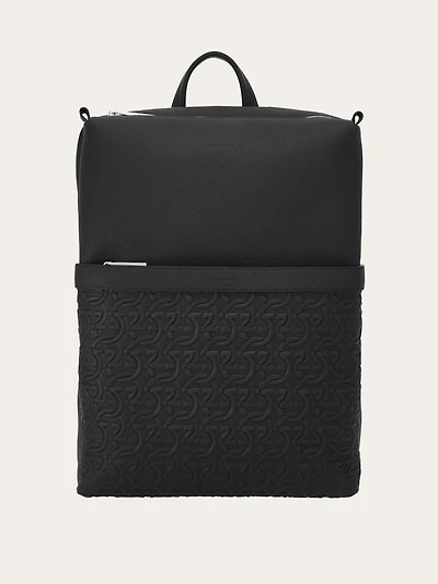 Embossed Gancini backpack