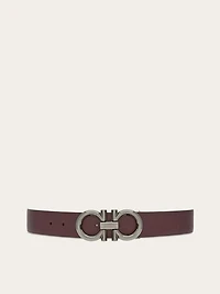 Reversible and adjustable Gancini belt