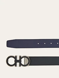 Reversible and adjustable Gancini belt