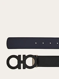 Reversible and adjustable Gancini belt