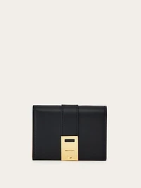 Hug compact two-tone wallet