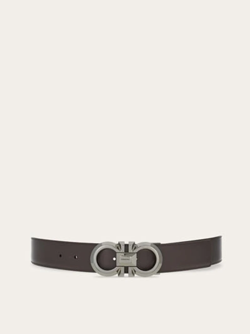 Reversible and adjustable Gancini belt