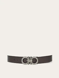 Reversible and adjustable Gancini belt