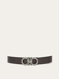 Reversible and adjustable Gancini belt