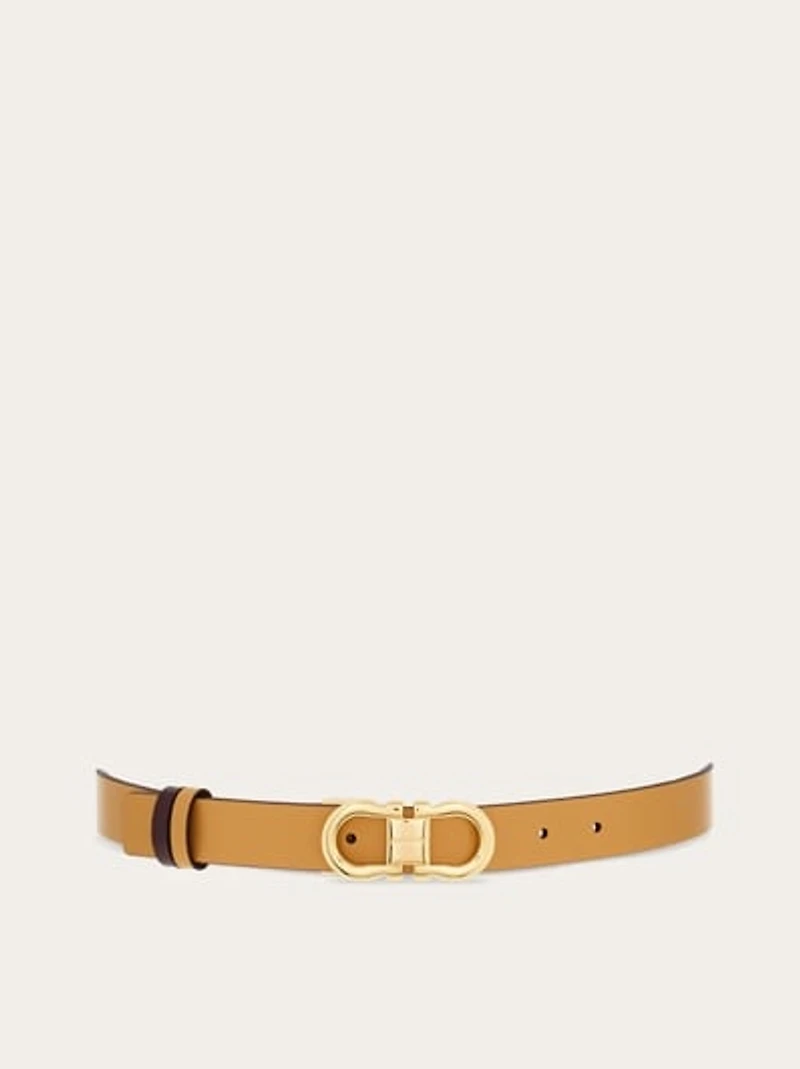 Reversible and adjustable Gancini belt