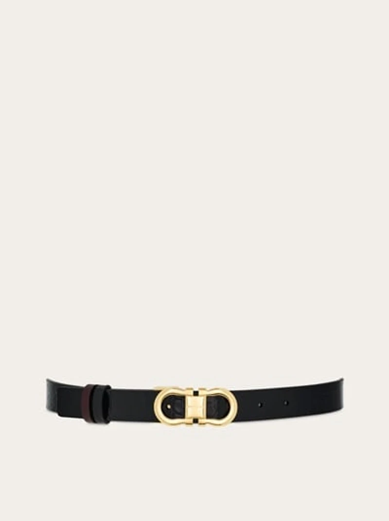 Reversible and adjustable Gancini belt