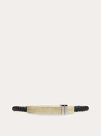 Braided bracelet with band