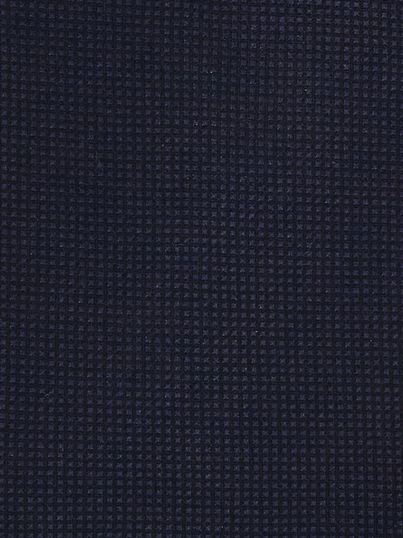 Cotton and silk piquet tie