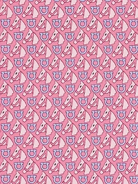 Equestrian print silk tie