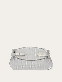 Hug soft crossbody bag with crystals (XS