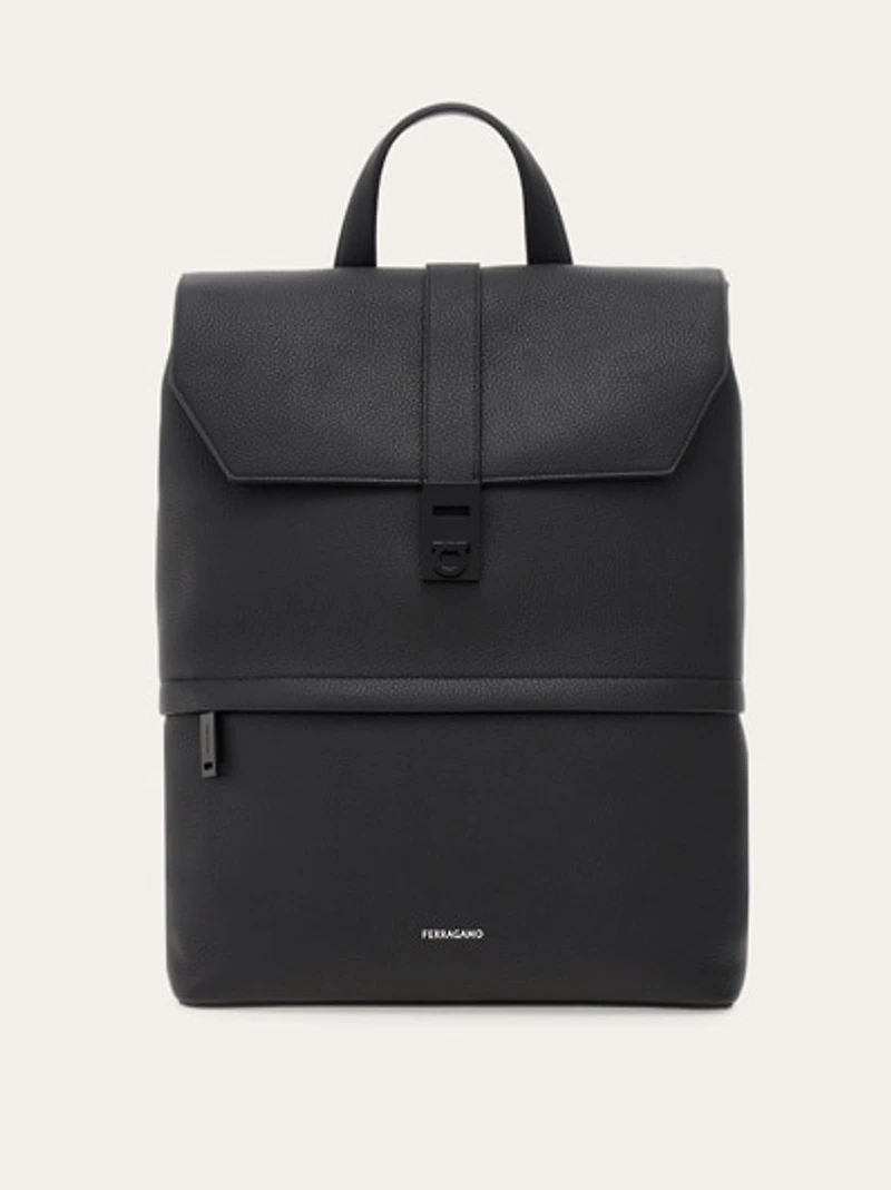 Backpack with Gancini buckle